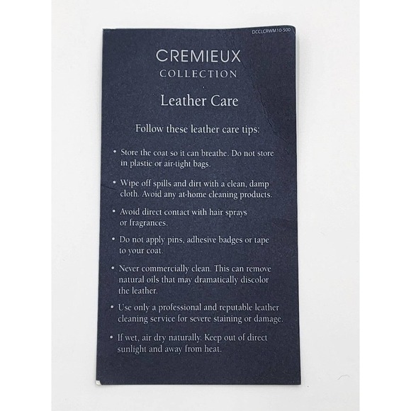 Cremieux Lambskin Jacket Mens XL Brown Bomber Flight Zip Bib Double… - Picture 15 of 16